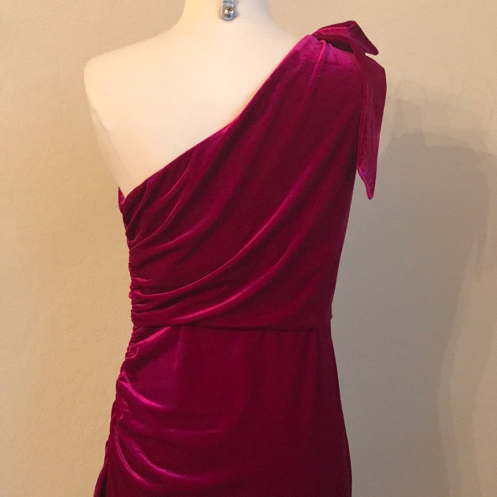 Lucy Paris One Shoulder Rouched Dress - Picture 6 of 8